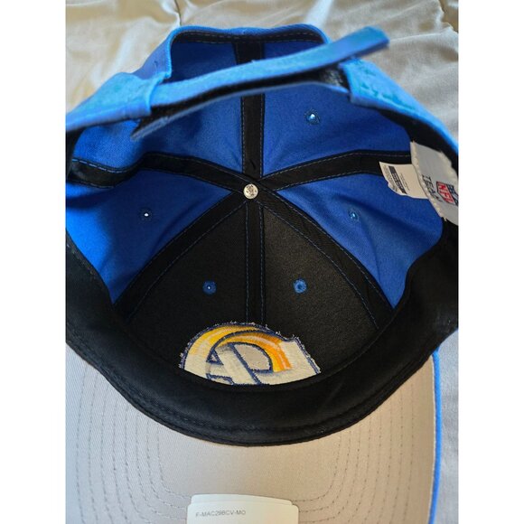 NWT Blue Los Angeles Rams NFL Hat – Adjustable Velcro – One Size - Football - Picture 3 of 5